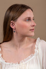 dove medallion drop earrings — sterling silver, holy land sterling silver — marina jewelry holy land-2