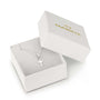 Polished Cross Pendant Necklace, Small Flared Arms, 925 Sterling Silver – gift box