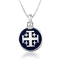 Jerusalem Cross coin pendant necklace in 925 sterling silver by Marina Jewelry