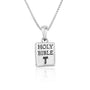 Holy Bible pendant necklace in 925 sterling silver by Marina Jewelry