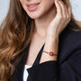 Jerusalem Cross Bead Charm in 925 Sterling Silver with Red Enamel, view 4 by Marina Jewelry