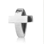 Cross bead charm in 925 sterling silver by Marina Jewelry