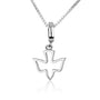 Dove Charm in 925 Sterling Silver