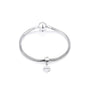 Star of Bethlehem Hanging Charm in 925 Sterling Silver, view 3 by Marina Jewelry