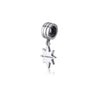 Star of Bethlehem Hanging Charm in 925 Sterling Silver, view 4 by Marina Jewelry