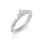 CZ Pave Cross Rosary Band Ring, Sterling Silver