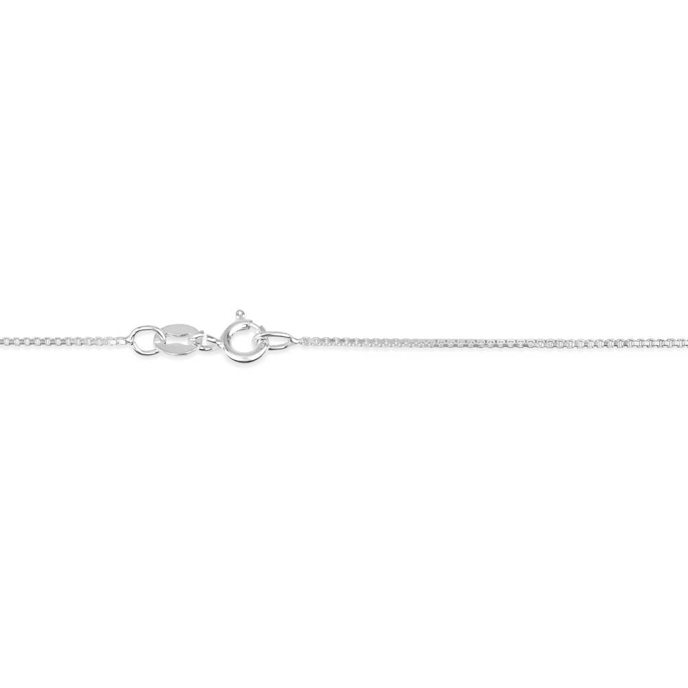 925 sterling silver box chain with spring ring clasp, included with Marina sterling silver pendants