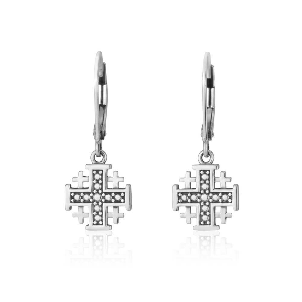 Jerusalem Cross Stud Earrings – Grace At Home Treasures