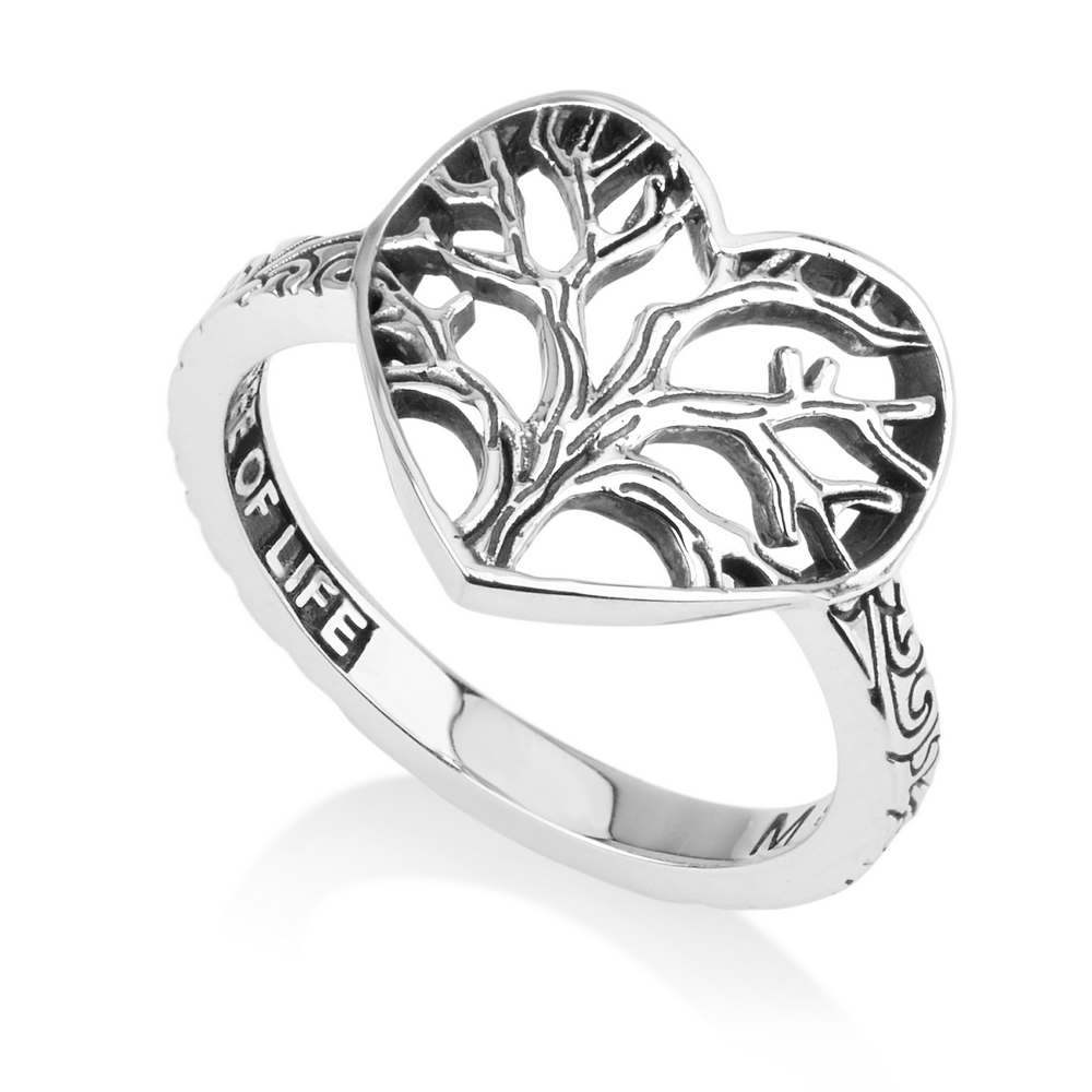 925 Silver Double Heart CZ Open Love Ring | Factory Direct Jewelry
